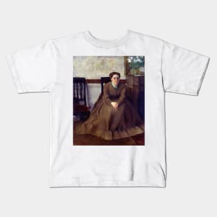 Victoria Dubourg by Edgar Degas Kids T-Shirt